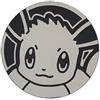 BB-Toy-Trades Compatibile per Pokemon Pin Flipping Coin Shiny Trading Card Moneta con BB-Toy-Trades Protezione spedizione - Eevee Evoli Argento