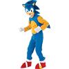 Rubie's Rubies Costume Sonic Classico per bambini, tuta con copriscarpe, maschera e guanti bianchi. Sega ufficiale, per Carnevale, Natale, Compleanni, Feste e Halloween.