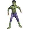 Rubie's Rubies costume Hulk Rangnarok, Classic, Avengers, Marvel, Supereroe, Taglia L, 7-8 anni (640152-L)