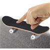Segutage Fingerboard Professionale, Finger Skate Piccolo Mini Finger Skateboard in Acero di Legno per Adulti Decorazione (Bianco)