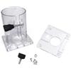 ZYNCUE Copertura protettiva in plastica trasparente per fresatrice 3701 e 3703, accessori per utensili elettrici, 8,8 x 8 cm