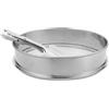 HOMSFOU Setaccio per Terra in Acciaio Inox, Rotondo, 26 Cm