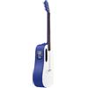 LAVA ME Play Chitarra Elettroacustica HILAVA 2.0, Chitarra Intelligente Touchscreen, Borsa Lite, Cavo Dati, Chiave Truss Rod, Per Principianti (36 Bianco & Blu)