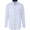 Seidensticker Camicia da Uomo Business - vestibilità Regolare - Non Stirare, Colletto Kent - Maniche Lunghe - 100% Cotone, Azzurro(193690), 47