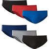 Hanes Men's Plus Size Tagless Comfort Flex Fit Dyed Bikini, 6 Pack, Assorted, 2X Large