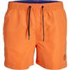 JACK & JONES PLUS Men's JPSTFIJI JJSWIM Solid SN PS - Costume a Pantaloncino, Taglia 44, Colore: Arancione Peel, Orange Peel.