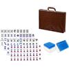 Set Di 160 Tessere Mahjong In Acrilico Cristallino Con Caratteri Trasparenti,