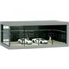 Diorama Di Parcheggio Multipiano Con Scena Dettagliata, Scala 1:64, Vetrina Per