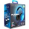 STEALTH PANTHER Plasma Blue - Cuffie da Gaming Over Ear compatibili con PS4/PS5, XBOX, Switch, PC con microfono flessibile, jack da 3,5 mm, cavo da 1,5 m, leggere, comode e resistenti