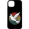 Dove Pigeon Peace Bird Holiday Birthday Custodia per iPhone 15 Plus Colomba retrò piccione uccello regalo per uomini, donne, bambini, ragazzi ragazze
