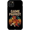 Retro Video Game Lover Console Gamers Pa Custodia per iPhone 11 Pro Max Divertente Parrot Gamer Meme Retro Gioco di Giochi di parole Animal Joke Console