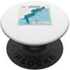East Coast Shark Sightings Map Shop East Coast Shark Sightings Map PopSockets PopGrip Adesivo