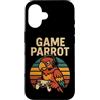 Retro Video Game Lover Console Gamers Pa Custodia per iPhone 16 Divertente Parrot Gamer Meme Retro Gioco di Giochi di parole Animal Joke Console