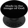 Christian Apparel Fatto a immagine di Dio PopSockets PopGrip Adesivo