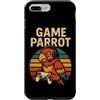 Retro Video Game Lover Console Gamers Pa Custodia per iPhone 7 Plus/8 Plus Divertente Parrot Gamer Meme Retro Gioco di Giochi di parole Animal Joke Console
