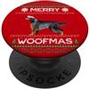 Gordon Setter Christmas Black Setter Ugl Gordon Setter Natale PopSockets PopGrip Adesivo