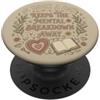 A Book A Day Cozy Librarian Bookish Item A Book A Day Keeps The Mental Breakdown Away Floral Bookish PopSockets PopGrip Adesivo