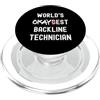 World's Okayest Most Average Music Profe Tecnico backline più mediocre del mondo PopSockets PopGrip per MagSafe