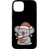 koala winter santa hat stocking snow win Custodia per iPhone 15 Plus Carino Koala Inverno con Cappello di Babbo Natale