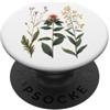 Meadow Wanderer Botanicals Bouquet di fiori selvatici botanici vintage per gli amanti della natura PopSockets PopGrip Adesivo