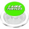 Watch TV Movies & Books on Radio Compute Mi piacciono le tartarughe | Viral Meme 2000's Turtle PopSockets PopGrip per MagSafe