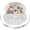 Teacher & Classroom Co. Carino insegnante apprezzamento supporto è sulla strada cuore PopSockets PopGrip per MagSafe