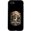 Alpine Predator Co. Custodia per iPhone SE (2020) / 7/8 Pastello Cougar Montagna Fauna Selvatica Art Design Puma Animale Leone