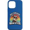 Girls Mini Schnauzer Dog Gifts T Shirts Custodia per iPhone 13 Pro Max Womens Retro Vintage Best Mom Ever Miniature Schnauzer Lover