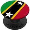 Saint Kitts & Nevis Flag Bandiera di St. Kitts & Nevis PopSockets PopGrip Adesivo