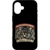 Book Lover Apparel HHWCo. Custodia per iPhone 16 Cozy Cryptid Library Prenotato Solid Reader Fantasy Libri Leggi