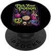 Halloween Costume Funny Spooky Season Halloween Scegli il tuo veleno Divertente Mago Vintage Halloween PopSockets PopGrip Adesivo
