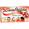 Generico Crispo CiocoPassion Selection Color ROSSO, Confetti Cioccolato al Latte Ripieni di Cioccolato Bianco, 5 Sfumature, Gusti Assortiti per Confettata, Nascita, Battesimo, Matrimonio Senza Glutine 1kg