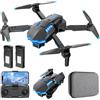 kononioo Drone con Telecamera HD 1080P per Bambini Droni con Motore Brushless, Giocattoli Regalo per Ragazzo e Uomo (Grey)