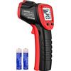 Eventek Termometro Infrarossi, -50°C~500°C (-58°F~932°F) Termometro Digitale Laser Senza Contatto con LCD Retroilluminato, Pistola Temperatura Per Cucina/Industrial/BBQ/Pizza/Forno/Frigorifero