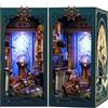 LUMYCE Kit Book Nook DIY per Adulti: LUMYCE Casa in Miniatura con Luci LED da Montare, Modellismo 3D Creativo per Decorare Librerie - Regalo Originale per Appassionati di Fai da Te