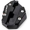 MIDNECMO Per TMAX 560 Tmax560 T-max560 tmax tech max 560 2020-2024 2025 2026 CNC in lega di alluminio accessori per supporto moto piastra di estensione poggiapiedi piastra di ingrandimento (nero)