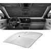 LUWU [Aggiornato] Ombrello Parasole Auto Compatibile con Hyundai Kona SX2 EV 2024 2025 2026 Elettrico Parasole Coperture Parabrezza Protezione Parasole UV e Anti Calore Accessori Kona SX2