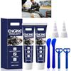 BZURTER Silicone Alte Temperature Nero, Adesivo Sigillante Auto e Nautica, Pasta Guarnizione Motore, Resistenza alle Alte Temperature, per Sigillare Vetri di Automobili, Motore, Macchina, Tubo