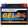 Electronicx YTZ5S GEL Batteria Moto 12V 4,5Ah 70A - Sigillata, senza manutenzione - Starter compatto per moto, scooter, quad - Resistente a vibrazioni, anti-perdita, già carica e pronta all'uso