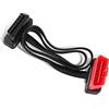 CGEAMDY Auto OBD-II Cavo di Prolunga Adattatore, Auto 16 Pin Maschio a Femmina OBD2 Strumenti Diagnostici Cavo di Estensione Addensato, Diagnostico OBD2 Maschio a Femmina Cavo di Prolunga Piatto