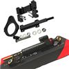 MCFHSH Per Kukirin G2 Master Scooter Stabilizzatore Ammortizzatore Di Sterzo Montaggio Elettrico Kit Staffa Modifica In Lega Alluminio
