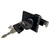 MTD PLUS Serratura Bauletto Nera Compatibile con Vespa PX-PE Arcobaleno 125-150-200cc - MTD PLUS Ricambi
