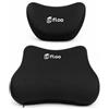 INfloo Set 2 Cuscini Auto Ergonomici, Cuscino Collo per Poggiatesta + Supporto Lombare, Memory Foam, Rivestimento Traspirante Rimovibile, per Auto, Ufficio, Sedia Gaming e Viaggio