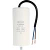 EDI-TRONIC condensatore di avviamento per motore 50µF 450V presa M8 cavo