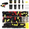DOCAS 352 pezzi Connettore impermeabile auto, Connettori Elettrici Impermeabili 1/2/3/4 pin per Auto, moto, camion, barche, barche a motore