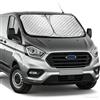 JOJOCY Tappetino termico interno per Ford Transit Custom Tourneo Custom 2012-2022, 3 pezzi, protezione solare per parabrezza, parasole isolati per finestrini anteriori e laterali (per Ford Transit Custom)