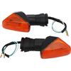VGOL 1 paio di indicatori di direzione arancione per moto compatibili con Kawasaki Ninja ZX-6R