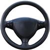 Generico Copri Volante Per Mercedes Per Benz Classe A W169 2004-2007 2008-2012 Coprivolante Per Auto Fai Da Te In Pelle Microfibra Copri Volante per Auto(A-Black)