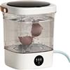 Generic Lavatrice Portatile, Mini Lavatrice, Lavatrice da 12L con Cestello per Centrifuga - Funzionamento con Un Pulsante, Tastiera Impermeabile, 3 Modalità di Lavaggio, per Biancheria Intima, Calzini