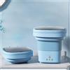 HYDBCNA Lavatrice portatile, mini lavatrice pieghevole da 8 litri con cestello di scarico, piccola lavatrice, per viaggi, campeggio, camper e dormitori, biancheria intima, vestiti per bambini e piccoli